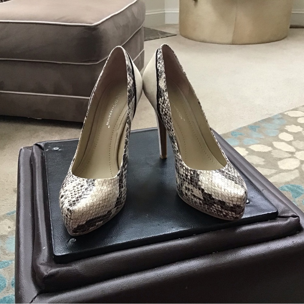 Bcbgenerations Bg-Paeyton Platform Snakeskin Text… - image 3
